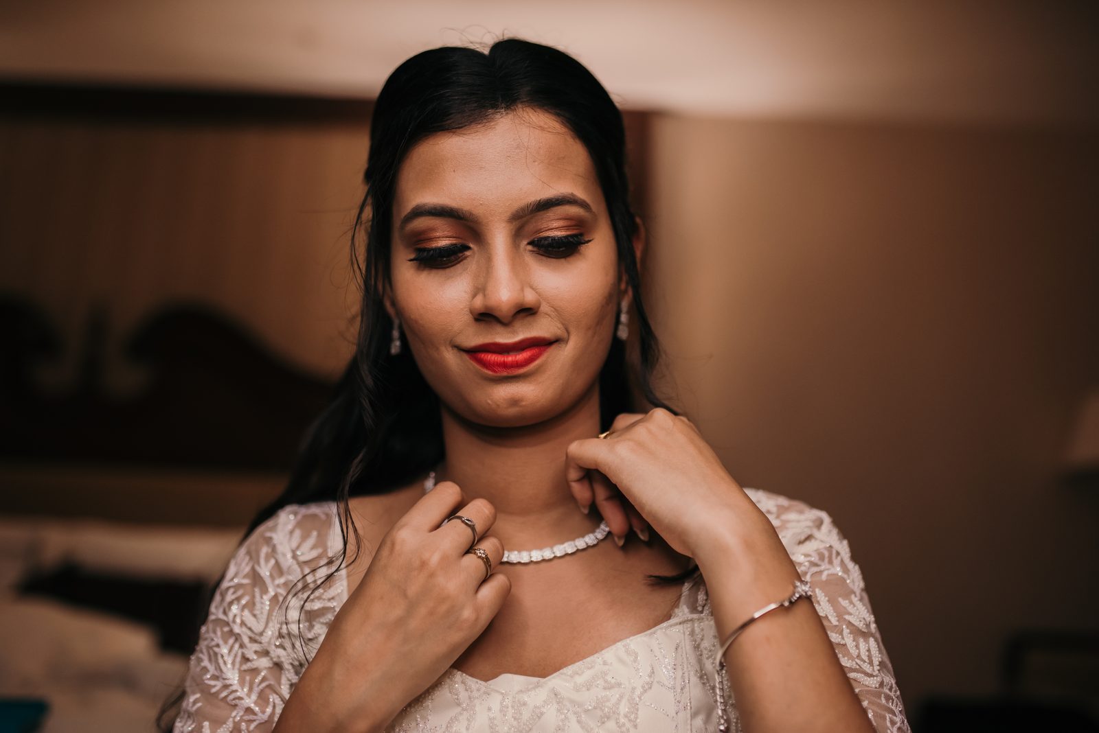 Daniel Swetha wedding couple portrait horizontal