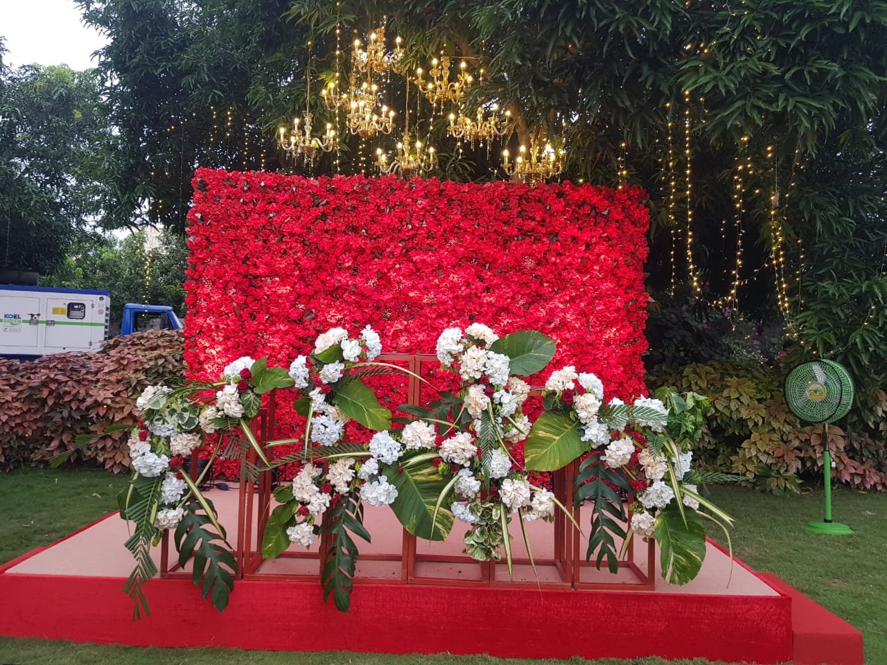 Wedding reception stage decoration Chennai