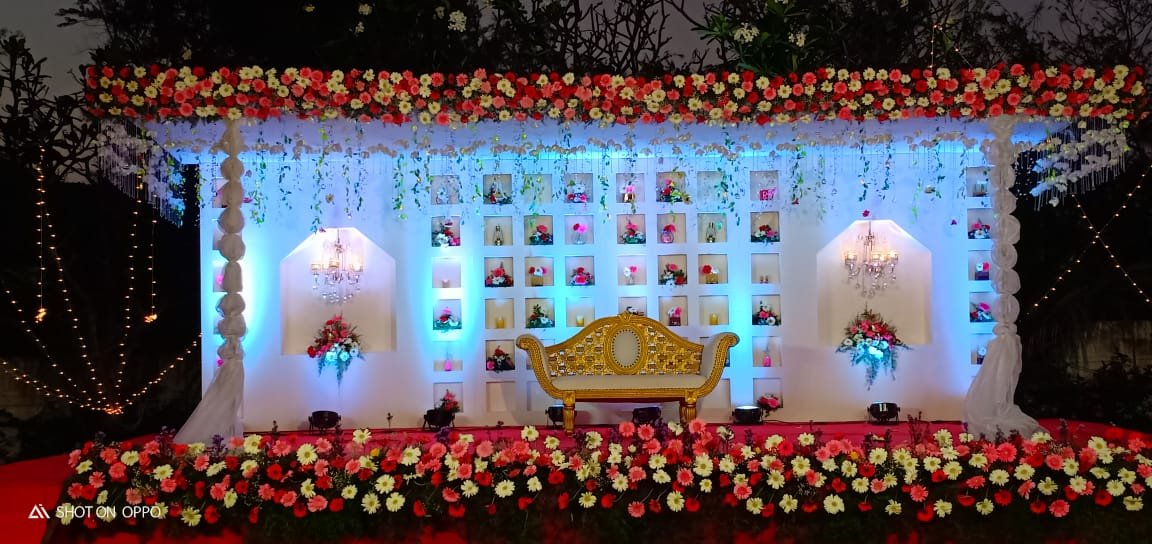 Wedding stage decor Thulir Weddings