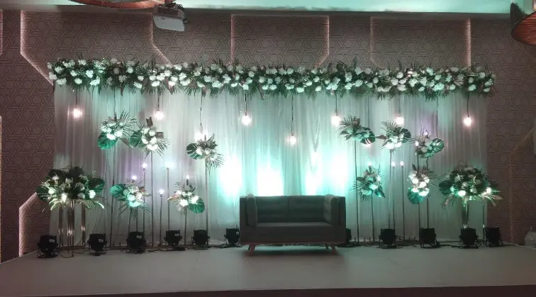 Wedding stage décor design