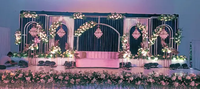 Wedding stage decoration design
