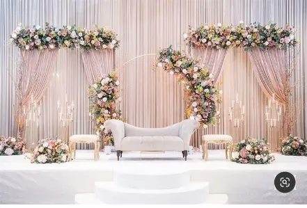 Wedding stage décor design Chennai