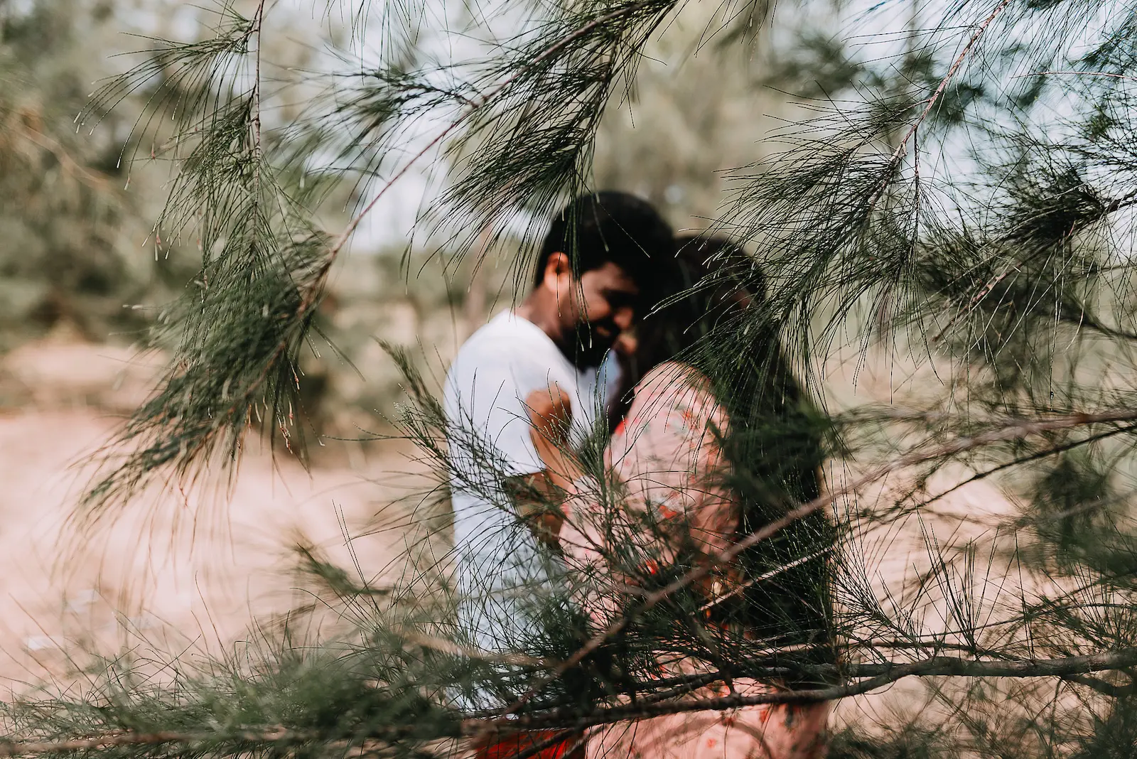 Intimate couple portrait