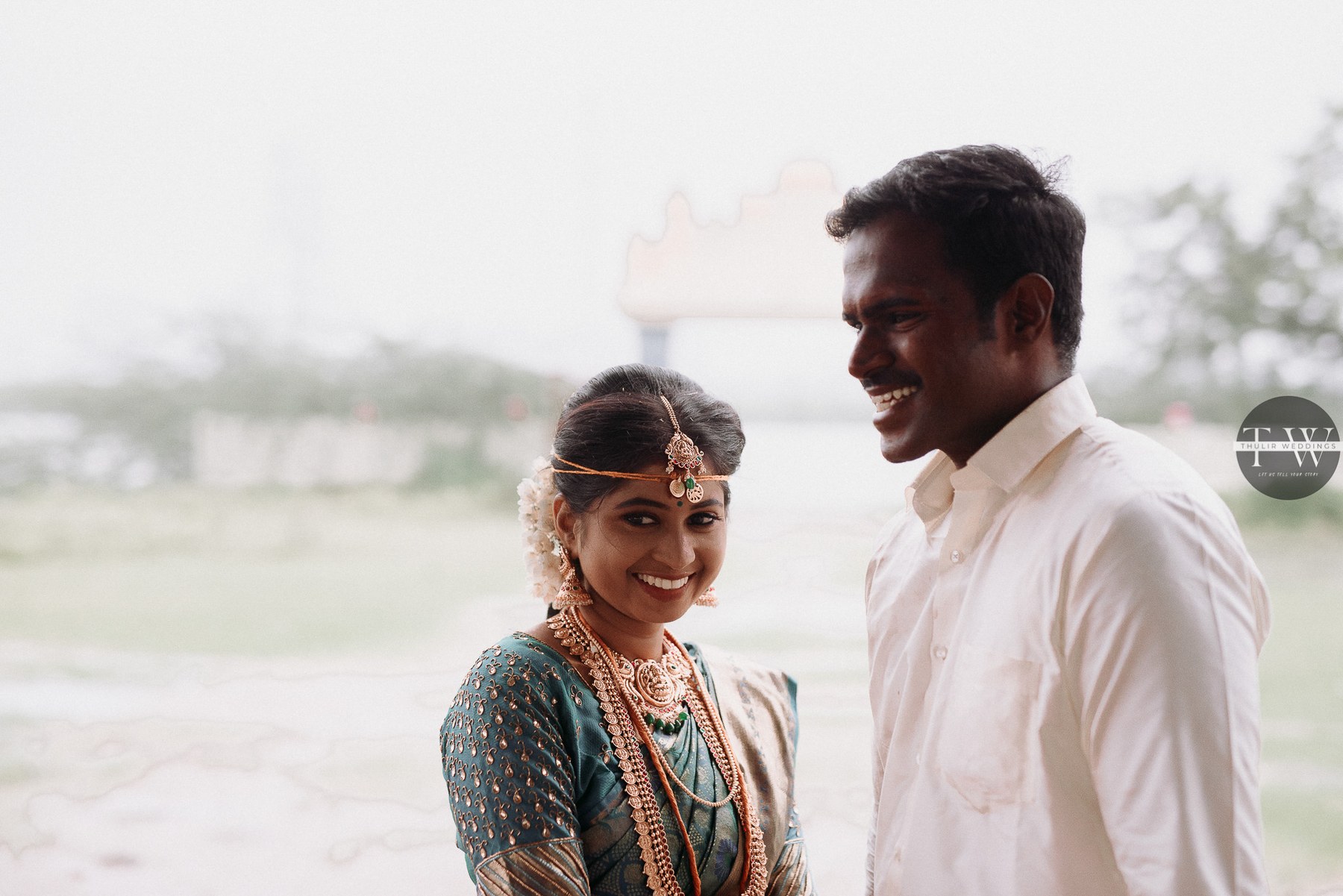 Tamil wedding couple