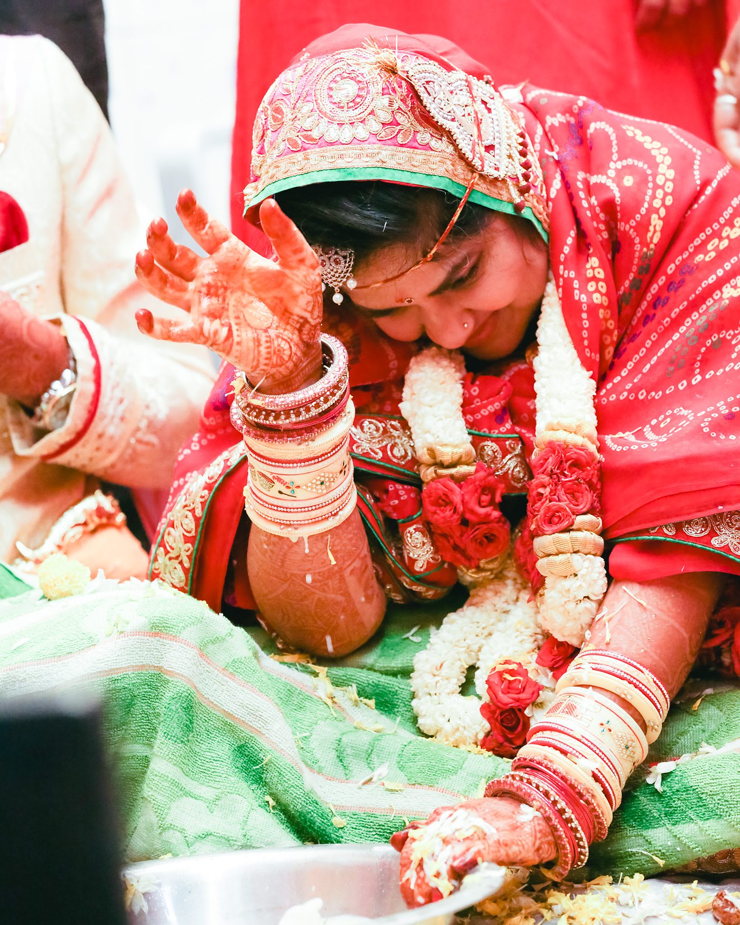 Hindu bride ceremony candid photography
