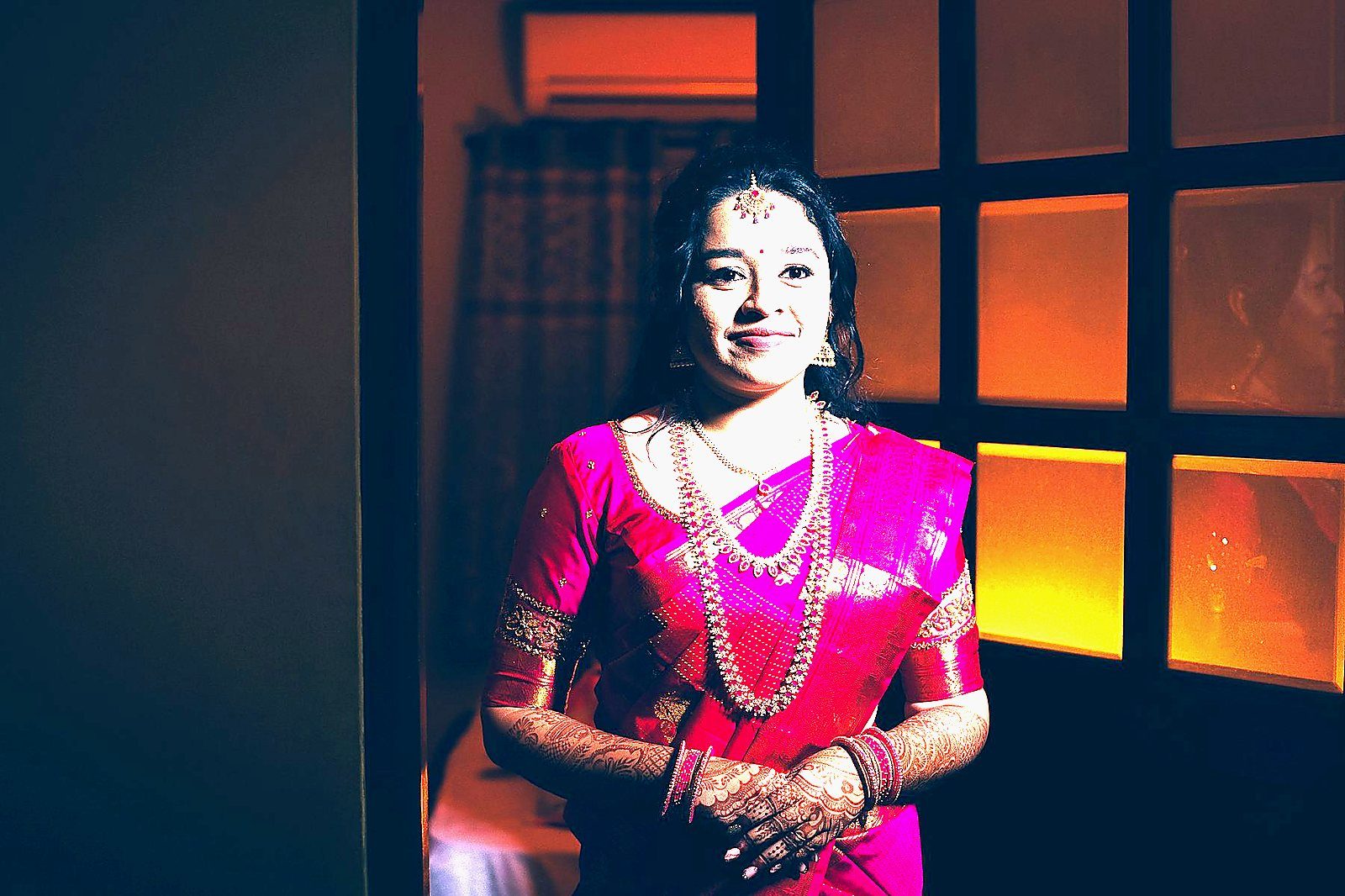 Nikita — bride portrait by Thulir Weddings Naveen Prasanth