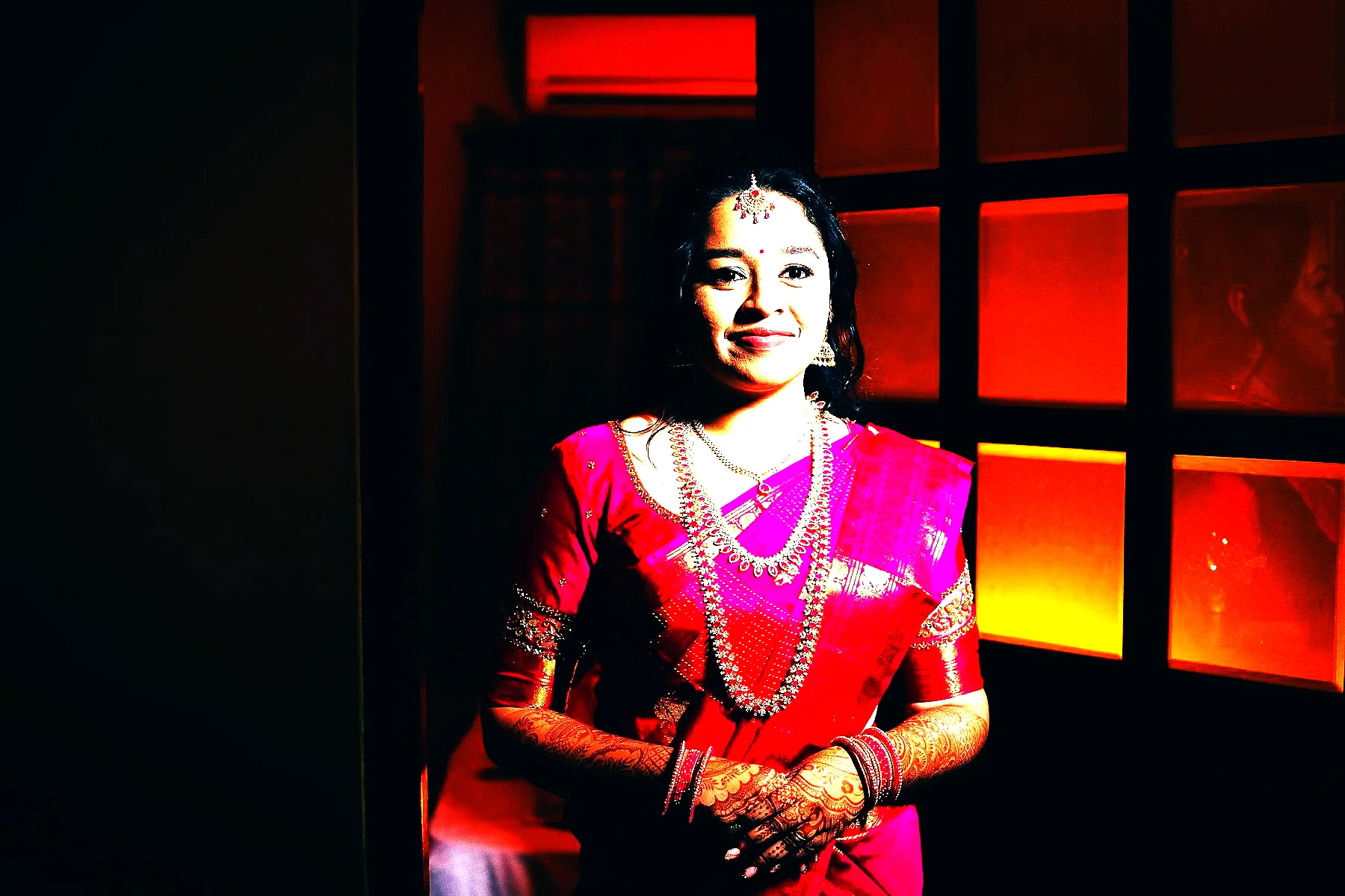 Nikita — bride portrait by Thulir Weddings Naveen Prasanth