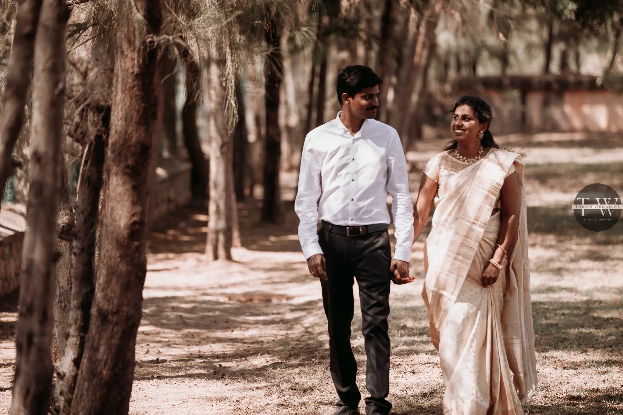 Christian Wedding — Couple Portrait — Thulir Weddings Chennai