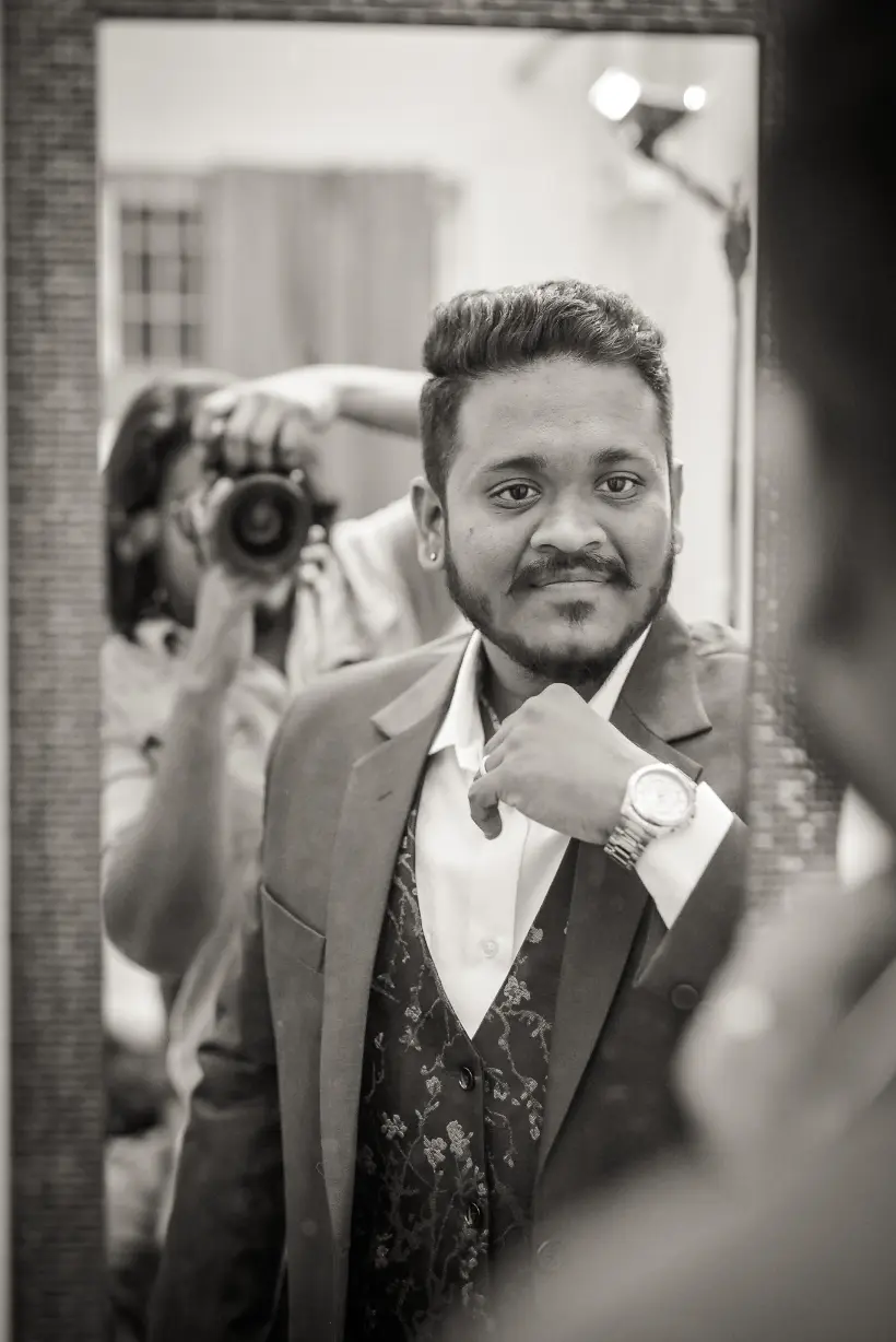 Wedding — B&W Candid — Thulir Weddings Chennai