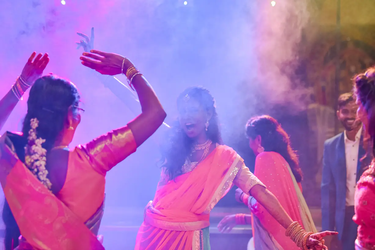 Wedding celebration dance