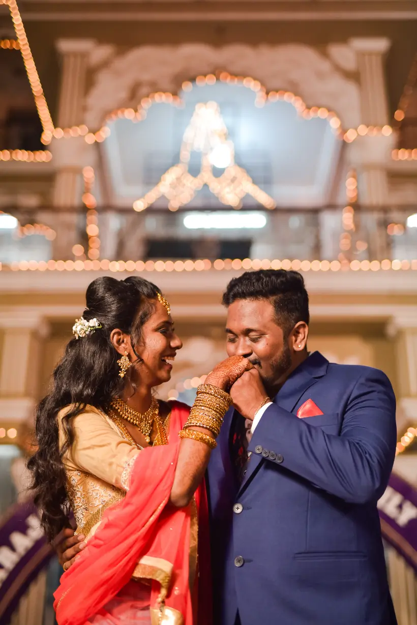 Reception candid