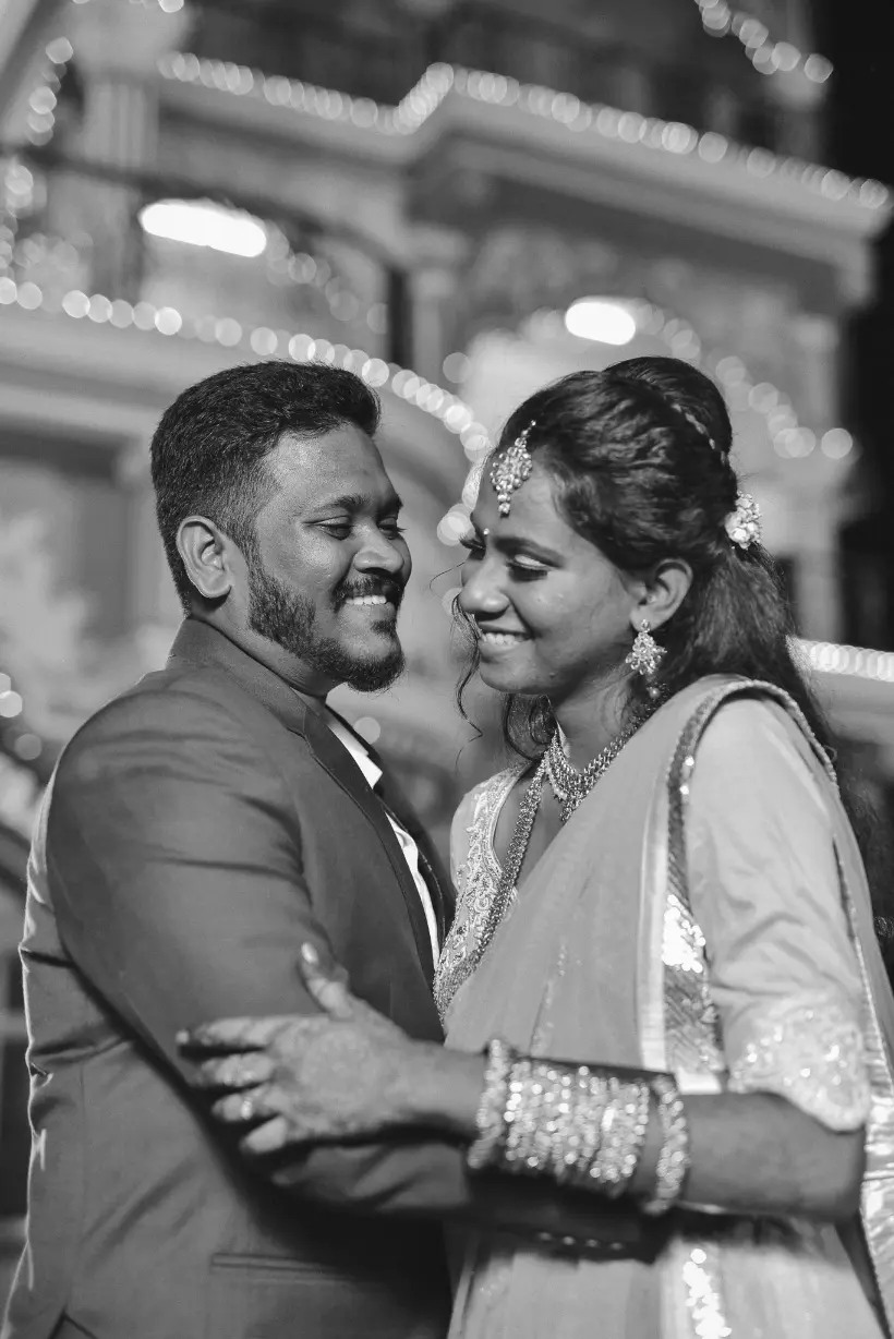 Wedding — Black & White — Thulir Weddings Chennai