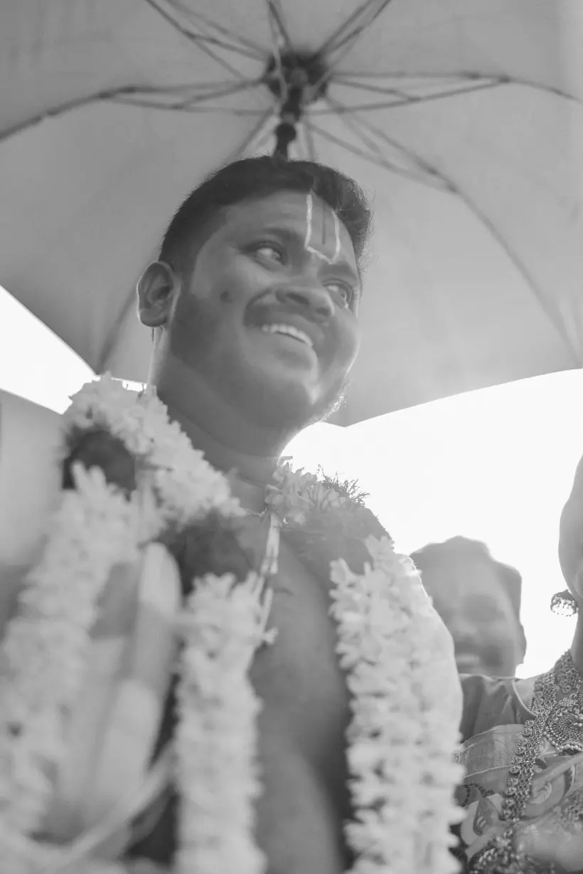 Wedding — B&W Portrait — Thulir Weddings Chennai