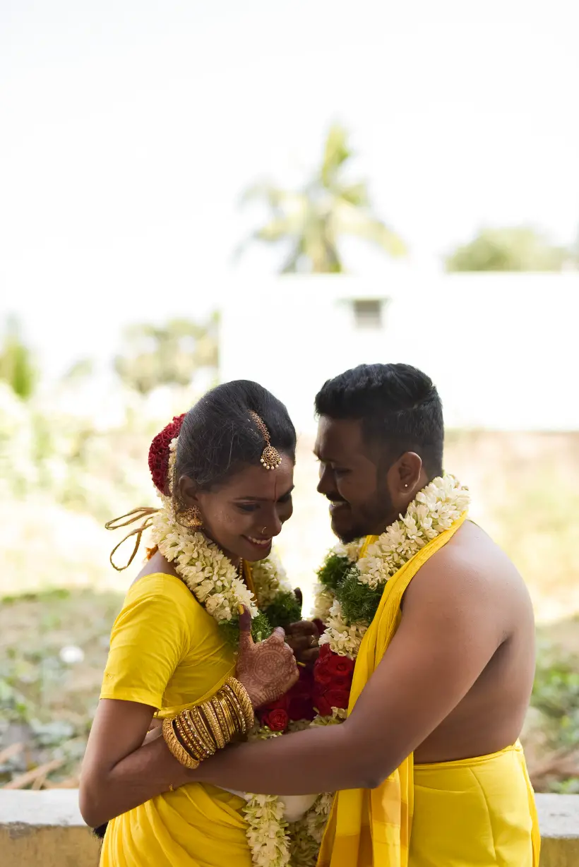 Tamil garland ceremony