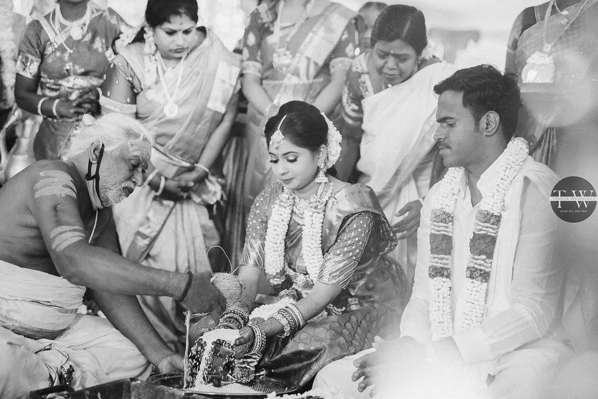 Tamil Wedding — Couple Portrait — Thulir Weddings Chennai